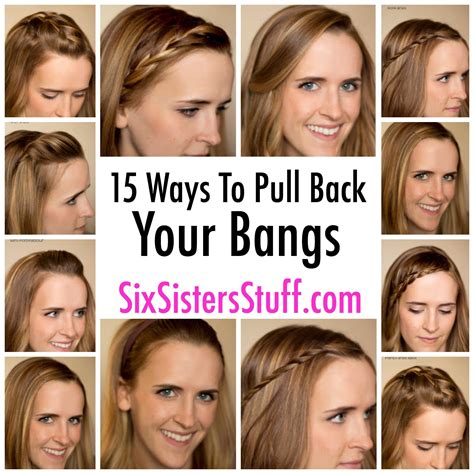 3 hairstyles for when you're growing out your bangs by popsugar beauty. Six Sisters' Stuff · Family Recipes, Food, Fun Crafts ...