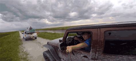 Videos you watch may be added to the tv's watch history and influence tv recommendations. Driver using selfie stick drives his Jeep into a canoe ...