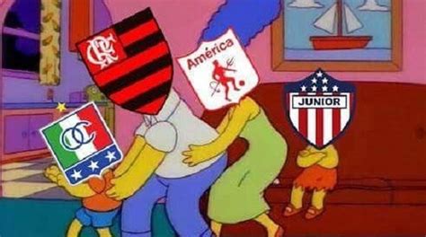 Eliminados de copa por el el dim. Memes derrota de Junior contra América