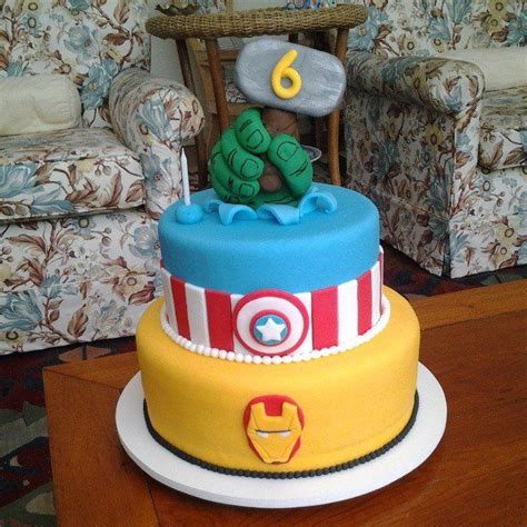 In this video you will learn how to make a superhero cake with batman, superman and captain america cake.cakes used 3 round 9 french vanilla cakes, 3 round. A Marvel(ous) Cake | Superhero birthday cake, Marvel cake, Birthday cake