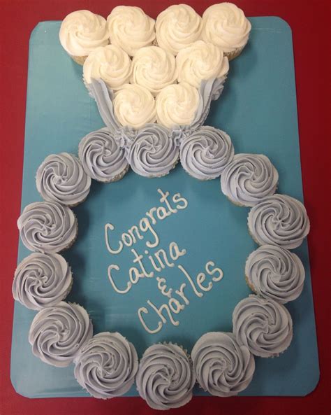 Blue christening cake designs traditionally the celebration of baptism marks the day the child was officially accepted into the religious. Engagement ring cupcakes | My Cakes | Pinterest ...