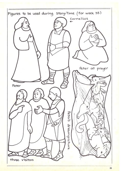 If you want peterpan picture for coloring yourself then. Peter and Cornelious | Toddler sunday school, Sunday ...