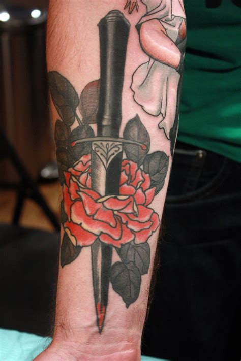 A secret treasure of elephant tattoos. original rose tattoo by Cris Cleen - Design of ...