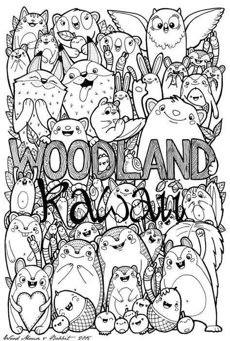 The designs alone will make. kawaii coloring pages for adults - Google Search | Adult ...