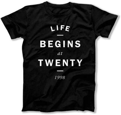 $20 bill (or 20 units of currency from another country). Funny Birthday Gift Ideas For Him 20th Birthday T Shirt ...