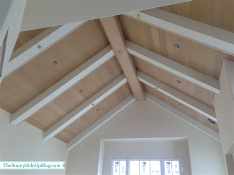 To install a laminated plank ceiling, follow these steps: Step Van: Tongue And Groove Ceiling Planks