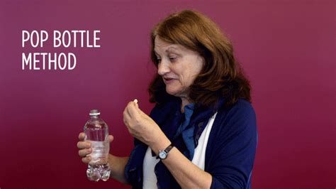 While your throat is likely large enough to accommodate most pills, that sticky feeling can be uncomfortable. Trouble Swallowing Pills? Try The 'Pop Bottle' Or The ...