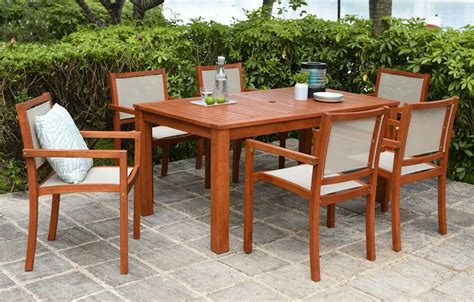 Wooden garden dining sets ukiah. OUT & OUT // Bahama - Wooden Garden Dining Set - 6 Seater ...