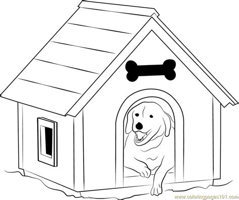 Gabby's dollhouse on netflix jr. Dog House Coloring Page Coloring Home - Coloring Page Kids