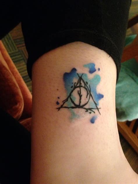 When dumbledore asks snape if he has grown to care for harry, snape shows him his patronus in answer (doesn't he also say always? 134 Astounding Deathly Hallows Tattoo Designs | CreativeFan