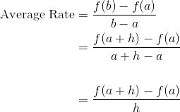 Use our free online average rate of change calculator to find the average rate at which one quantity is changing with respect to an other changing quantity in the given expression (function). AP Calculus Review: Average Rate of Change - Magoosh High ...