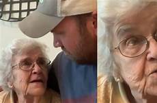 grandson grandma tells stumble
