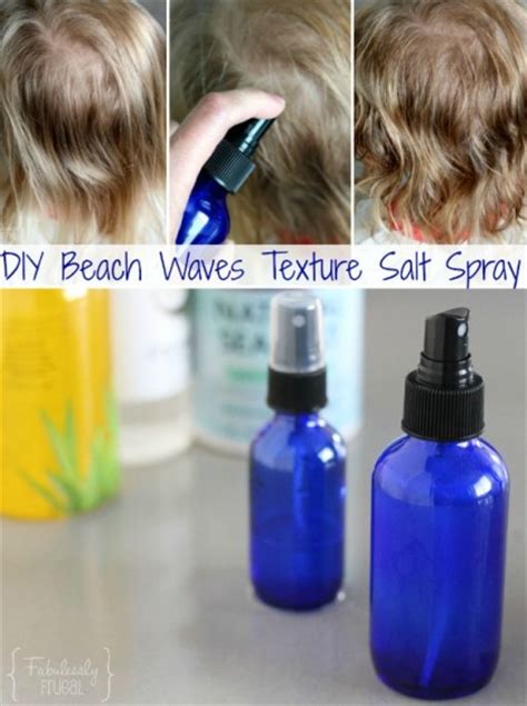 Now we can hold on to summer hair all year long! DIY Sea Salt Beach Waves Texture Spray - Fabulessly Frugal