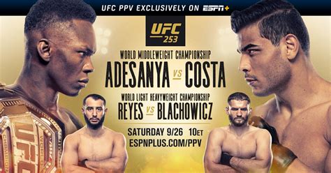Brian knapp the reigning light heavyweight and middleweight champions will collide in a ufc 259 superfight on saturday in las vegas. UFC 253: Israel Adesanya vs Paulo Costa recap and full ...