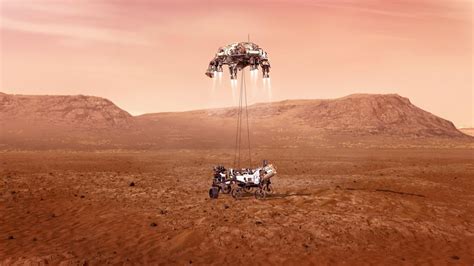 Nasa aims to land perseverance rover on mars09:43. Perseverance Touches Down on Mars (Illustration)