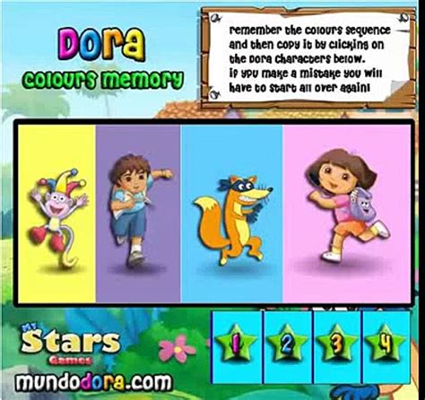 Acompana a dora la exploradora en su aventura para. Dora la Exploradora Memorizar colores con Dora Capitulos ...