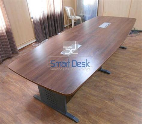 10' foxcote rectangular solid wood table. Wooden Rectangular Brown Conference Table, Seating Capacity: 10 Seater, Rs 21000 /unit | ID ...