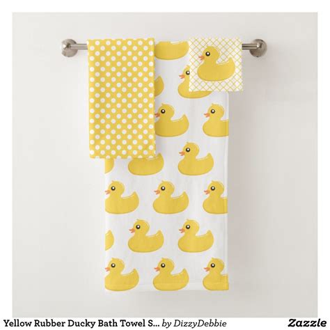 A minimal set of accessories would include nine pieces: Yellow Rubber Ducky Bath Towel Set | Zazzle.com | Rubber ...