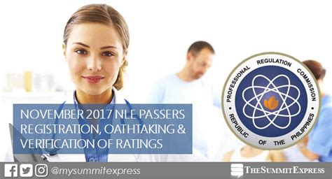 Online platform to support prospective muet candidates. November 2017 NLE passers registration, oathtaking ...