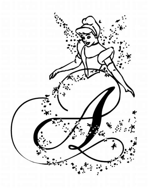 Alphabet r online coloring page. Cinderella Disney Coloring Pages ~ Top Coloring Pages