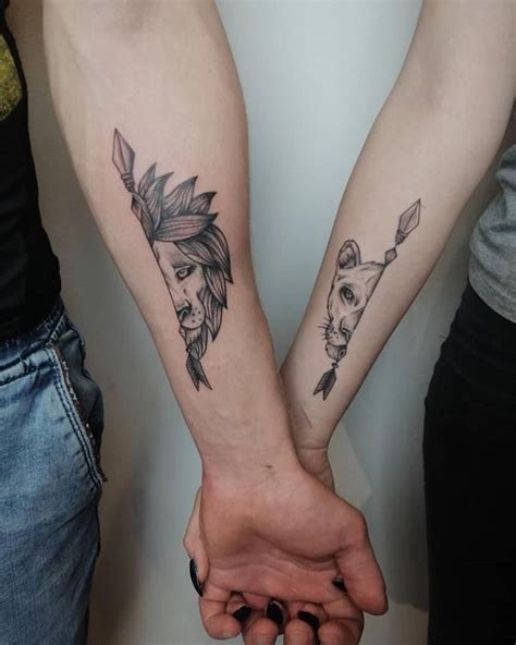 Crowns are often part of matching couple tattoos, where a boyfriend and girlfriend or husband and wife get a king and queen tattoo design to celebrate their relationship. Meaningful Couple Tattoos Art Look Good Together - Lily ...