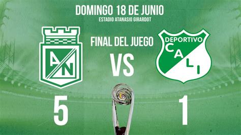 Compare soccer teams (h2h) date league home rival ht ft; Atlético Nacional vs Cali 5-1 copa águila 2017 - YouTube