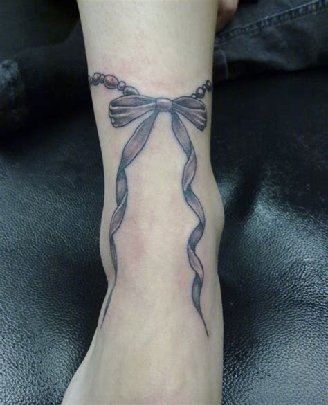 Dont forget to rate and comment this tatto!! fashion fashions: Bow Ankle Tattoo