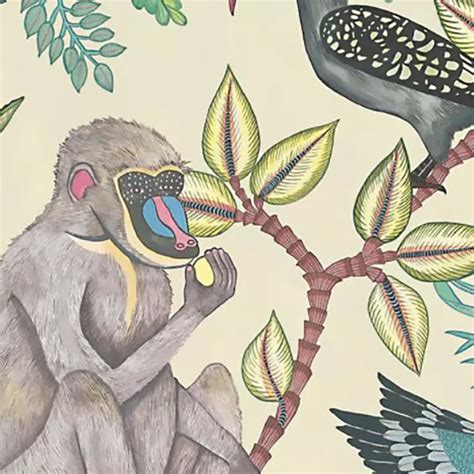 Today, the cole & son archive consists of approximately 1. Nordic Style Wallpaper Monkey In The Forest Wallpaper ...