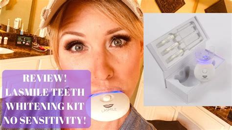 How effective is whitening toothpaste? LASMILE TEETH WHITENING KIT NO SENSITIVITY! - YouTube