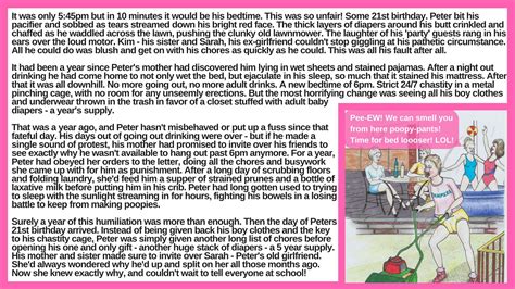 We are working hard to be the best little sissy pics site on the web! A Diapered Sissy Loser's 21st Birthday