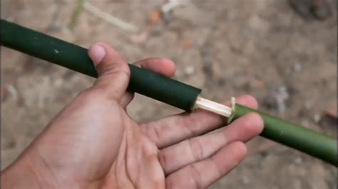 Bambu hitam, bambu biasa, kerai aren. Cara membuat senapan dari bambu (Peletokan) mainan zaman dulu // Jadul - YouTube