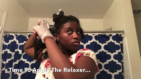 Cream of the crop, high quality hair. Relaxer Day | Relaxing Hair Bone Straight - YouTube