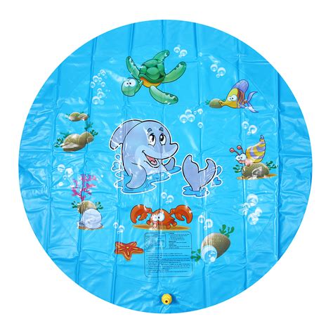 A leading brand in the manufacture of above ground swimming pools, air mattresses and pvc inflatable products. Kids Inflatable Water Splash Play Mat Splash Pool Playing ...