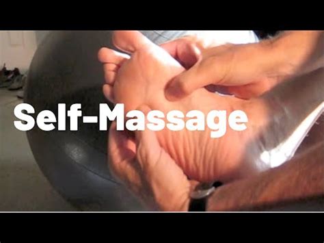 Massage techniques are commonly applied with hands, fingers, elbows, knees, forearms, feet, or a device. Foot Massage: Do It While You View It - YouTube