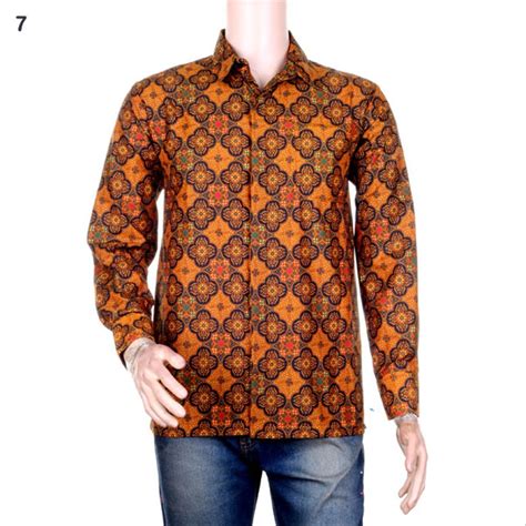 Baju koko tangan panjang ukuran besar material : Jual Baju Batik Pria | Kemeja Batik | Hem Batik Sogan ...