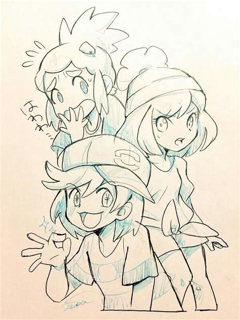 Pokemon and the trainer pokemon fan art 13597590. #pokemonmemes #FunnyPokemonImages | Pokemon manga, Pokemon ...