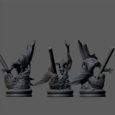 How long has it been since i submitted a dragon based lesson on. 3D printable model Dragon pen Holder for Drawing tablets