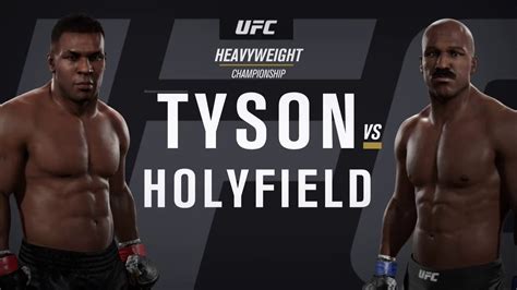 Mike Tyson Vs Evander Holyfield UFC 2 - YouTube