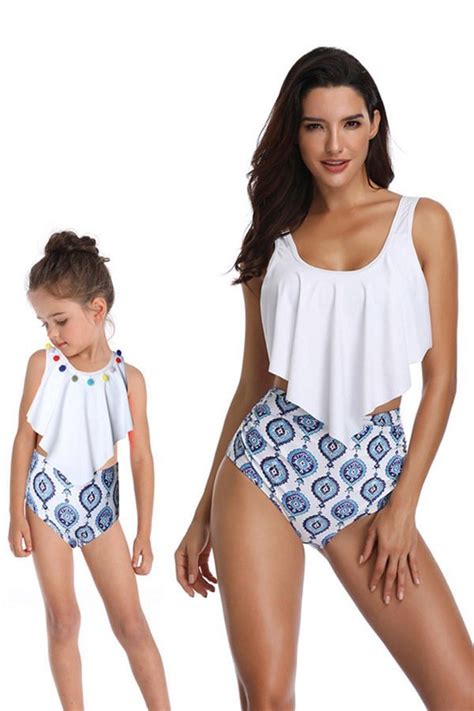 While babies would be happy in a diaper or even naked, there's something truly adorable about seeing dad and baby in matching bathing suits. Mommy And Me Matching Swimsuits with free shipping