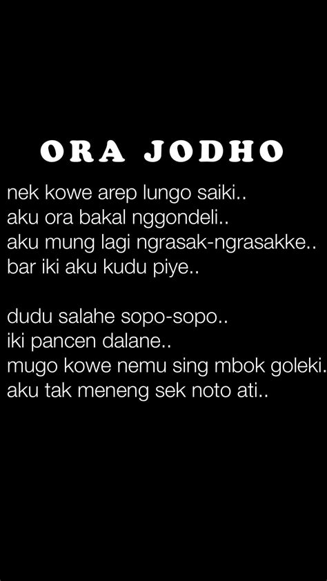 Kata bijak mutiara janda bahasa jawa. Gambar Kata Jawa Tentang Jodoh - Download Kumpulan Gambar