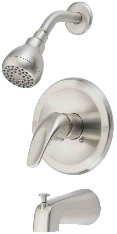If you want to change your faucet handles, you need to remove them along with the stems connecting to the pipes. Bathtub/Shower Faucet, Single Handle Lever, Brushed Nickel ...