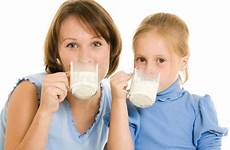 milk mom drink daughter stock depositphotos