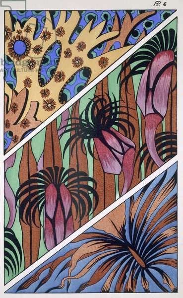 You can use our amazing online tool to color and edit the following 1920s coloring pages. Ocean Fantasies, wallpaper designs by Raskin, Paris, c ...