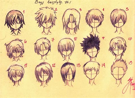 The different hairstyles represent how the characters personality is. Anime Hairstyles Drawing at GetDrawings | Free download