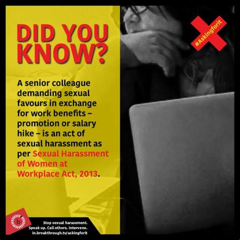 Right to livelihood is an integral facet of the right to life.127 sexual harassment is the violation of the right to livelihood. 20 Sexual Harassment Laws All Women Should Know In India