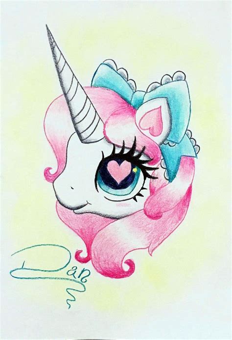 Ver más ideas sobre amor para dibujar bocetos dibujos. Dibujo Unicornio 1 Tecnica Lápiz de color | Dibujos de ...