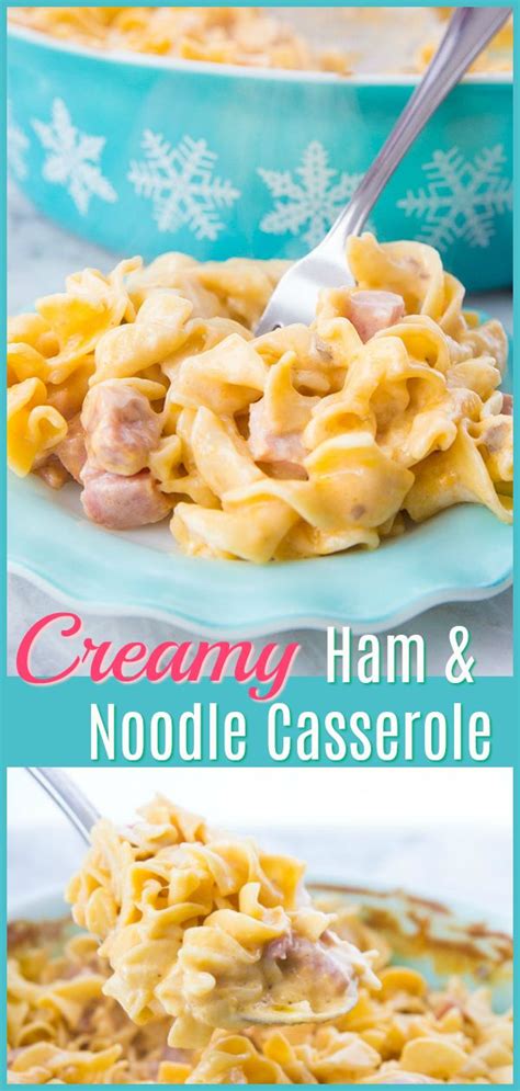 Gradually stir in the stock followed by the mustard and honey. Make dinnertime a snap with my Creamy Ham and Noodle ...