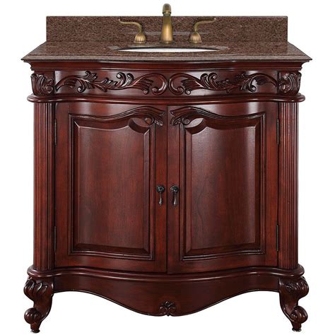 35.25 vanity width (without top): Eleanor 36 inch Bathroom Vanity WC-9016-36 by Wyndham ...