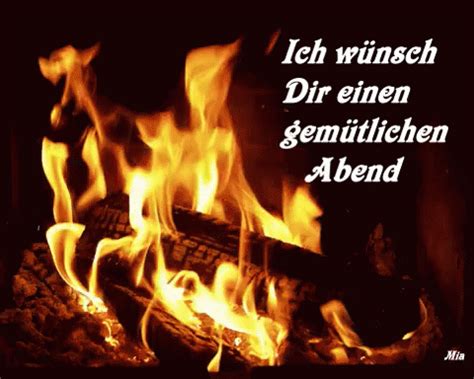 Gute laune ist immer das, was man für den produktiven arbeitstag braucht. Schönen Abend Mit Feuer - Guten Abend GIF - GutenAbend ...