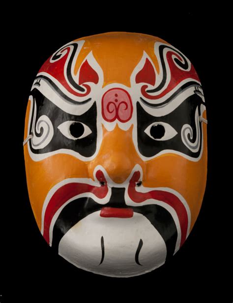 A masque is an old style of entertainment, with singing and dancing and perhaps amusements such as jokes and little plays. Masque Opéra Pekin Chinois en papier mache et platre rouge ...